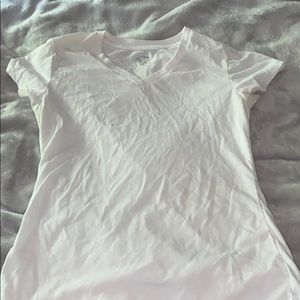 Champion white shirt sleeve tee